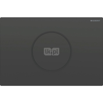 Elektroniczny zestaw uruchamiający WC Geberit, IR, zasilanie bateryjne, Sigma10, 12cm, czarny