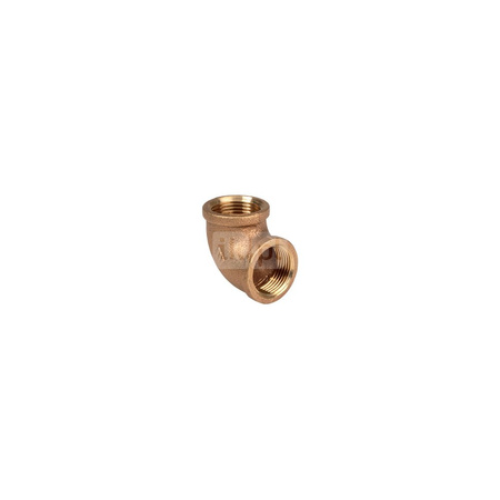 Mosiadz PN6/10/16 MICROFLEX ELBOW 90 st. BRASS 4/4" F/F