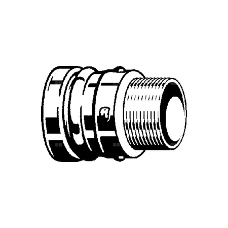Złącze przejściowe Sanpress VIEGA 2211XL Jednoczęściowy, brąz / brąz, 3'' (mz x gz), 100 mm