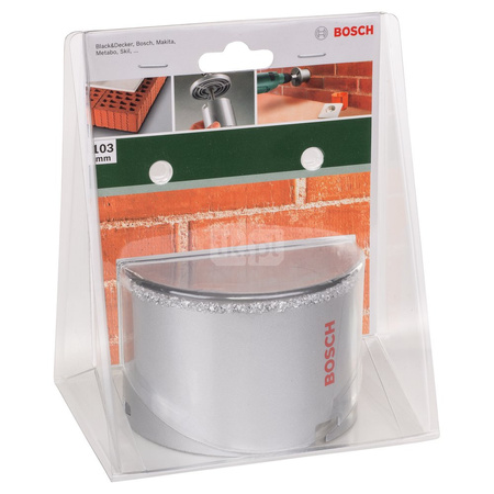 Piła otwornica z nasypem z węglików spiekanych D = 103 mm