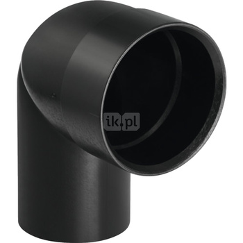 Kolano przyłączeniowe 90' GEBERIT HDPE redukcja, polietylen, 58 mm x 50 mm (króciec)