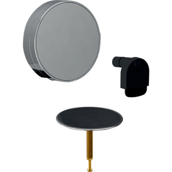 Zestaw wykończeniowy syfonu wannowego, chrom błyszczący