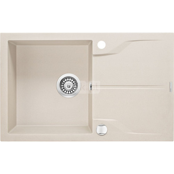 Deante Andante Zlewozmywak 1-komorowy z ociekaczem - beż