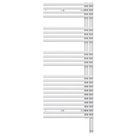 Grzejnik elektryczny ZEHNDER Forma Asym 1186 x 496 mm, kolor biały, moc 500 W