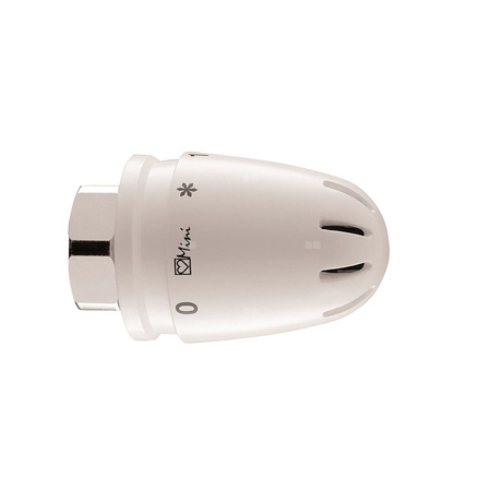 Głowica termostatyczna prosta HERZ Design Mini, zakres reg. 8-30'C, przyłącze M 28 x 1,5, kolor biały