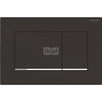 Przycisk uruchamiający Geberit Sigma30, przedni, czarny mat, easy-to-clean