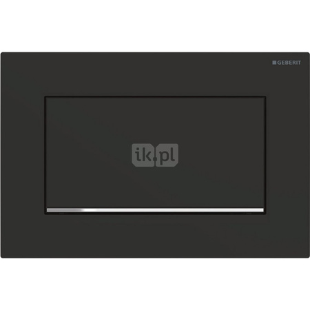 Przycisk uruchamiający Geberit Sigma30 1M, przedni, czarny mat, easy-to-clean
