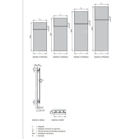 Grzejnik elektryczny ZEHNDER Fina Lean Bar 1800 x 700 mm, kolor biały, moc 750 W
