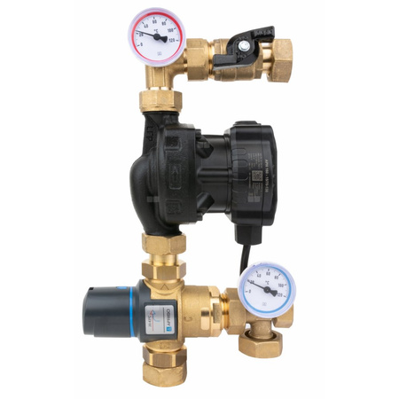 Moduł mieszający BTU 502 AP do ogrzewania podłogowego z zaworem ATM 761, pompa AFRISO APH 15-7/130