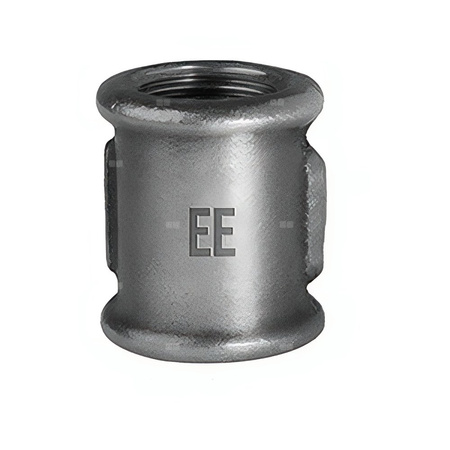 Mufa ODLEWNIA ZAWIERCIE M2/2/270 żeliwo (ocynk) 1/4'' (GW x GW)