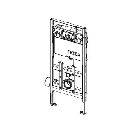 Stelaż podtynkowy do WC TECE lux, 1120 x 500 x 160 mm, regulowana wysokość, ze spłuczką