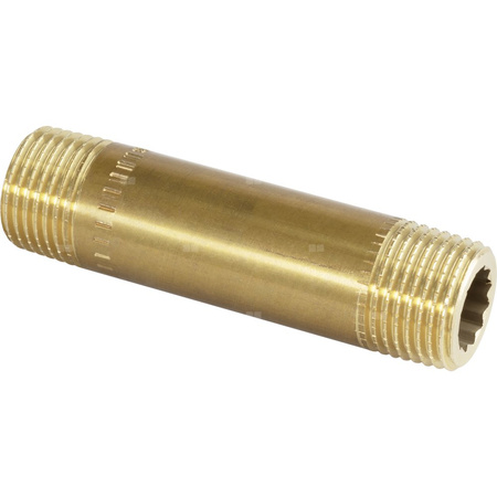 Nypel VIEGA 1523 Jednoczęściowy, mosiądz, 3/4'' (gz x gz), 38 mm
