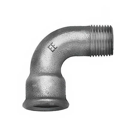 Łuk długi 90' ODLEWNIA ZAWIERCIE G4/13/1 żeliwo (ocynk) 1'' (GW x GZ)