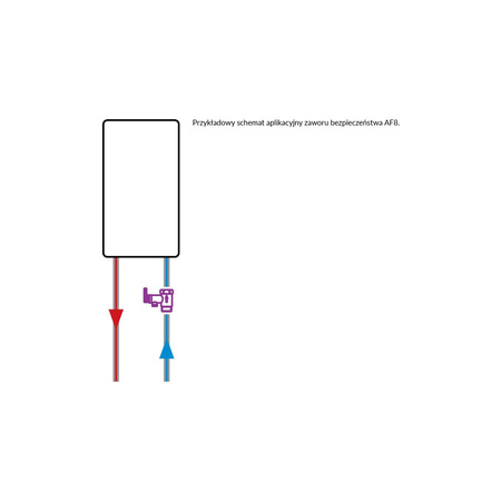 Zawór przelewowy AFRISO AF8 mosiądz GZ x GW 3/4''