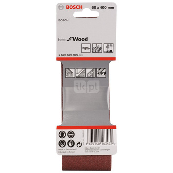 PAS BEZK. 60X400 BEST F/WOOD P60/80/100