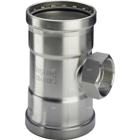 Trójnik VIEGA 23172LF stal nierdzewna 76.1 mm x 3/4'' x 76.1 mm (mz x gw x mz)