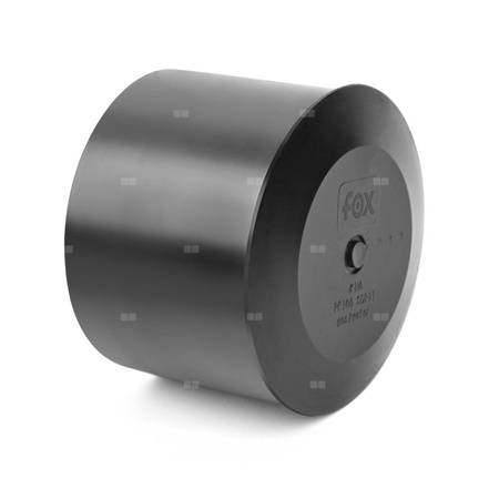 Zaślepka polietylen FOX SDR 17 fi 160 mm króciec z tworzywa sztucznego do spawania/zgrzewania