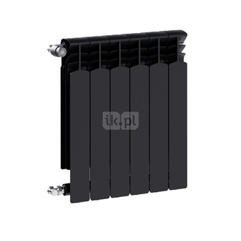 Grzejnik aluminiowy G600F/6 czarny