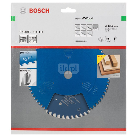 Tarcza pilarska Expert for Wood KSB EXPERT FOR WOOD 184X20X2,6 56T