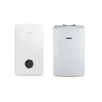Pakiet - Kocioł gazowy jednofunkcyjny BOSCH TERMOTECHNIKA CONDENS GC2300iW20P kondensacyjny wiszący 21.2 kW + Czujnik c.w.u. + Zasobnik c.w.u WD160B
