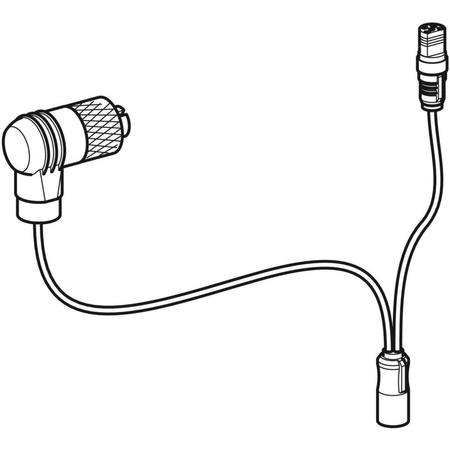 Kabel połączeniowy Y-wtykowy do wewnętrznego czujnika przepływu, do spłuczki podtynkowej, zw i cw