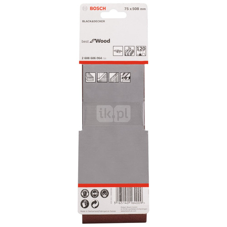 PAS BEZK. 75X508 BEST F/WOOD P120