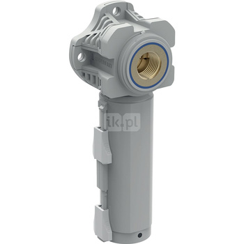 Gniazdo przyłączeniowe Geberit FlowFit 90 st. z MasterFix: Materiał=Brąz (CuSn5Zn5Pb2-C), d=20mm, Rp=1/2 "