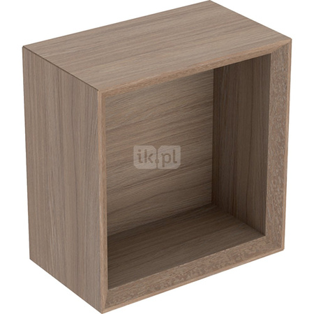 Szafka iCon kwadratowa 22,5 cm x 23,3 cm x 13,2 cm Dąb / Melamina, struktura drewna