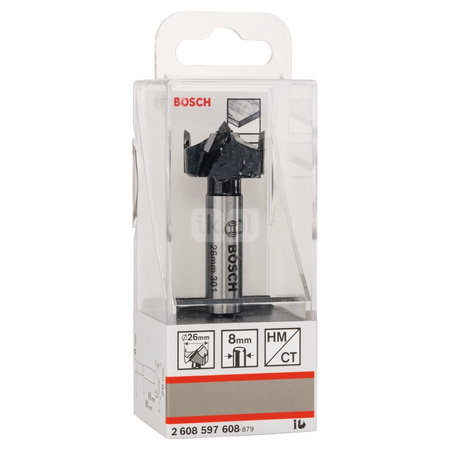 Wiertło środkowiec, z węglikami spiekanymi 26x90