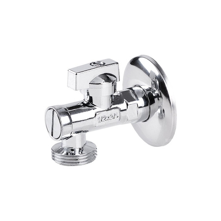 Zawór kulowy PERFEXIM PHA-011 mosiądz chromowany, PN16 1/2'' x 3/8'' gz x gz, uchwyt: dźwignia