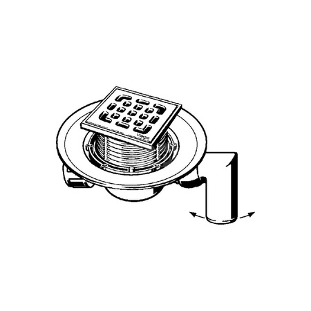 Advantix-odpływ łazienkowy nr wzoru 4935.3 DN: 50