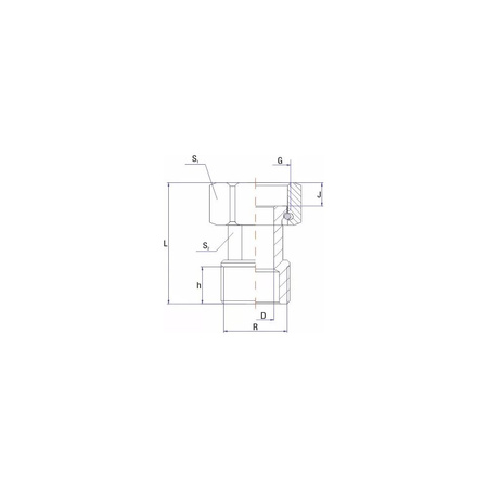 Śrubunek UNIPAK, 3/4'' (gw x gz)