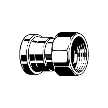 Złącze przejściowe Prestabo VIEGA 1112XL Jednoczęściowy, stal (Ocynk galwaniczny/elektrolityczny) / stal (ocynk), 108 mm, 4'' (mz x gwm), 134 mm