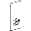 Moduł sanitarny do WC wiszącego GEBERIT Monolith, 1010 mm x 480 mm x 106 mm, regulacja wysokości, front: imitacja betonu, bok: aluminium