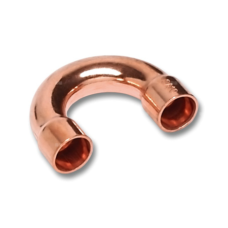 Łuk 180' SANHA 5060, Cu, 54 mm (lw x lw)