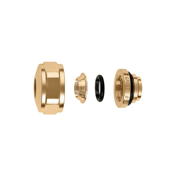 Złączka zaciskowa do rur miedzianych, mosiężnych, ze stali. Z uszczelką O-Ring 3/4-18