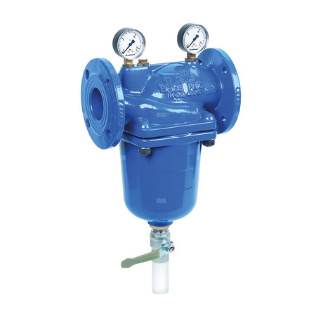 Filtr kołnierzowy, DN100 z siatką 50 mikrometrów