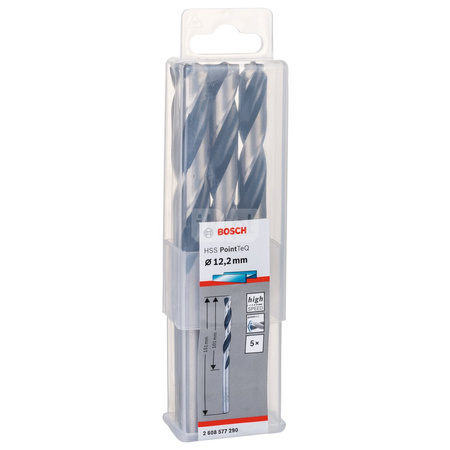 WIERT. HSS POINTTEQ 12.2MM 5PC