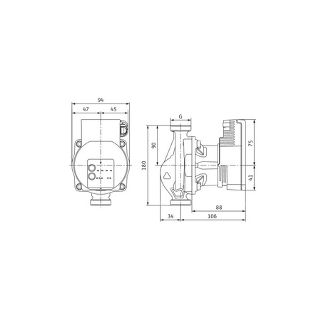Pompa obiegowa WILO Varios PICO-STG 25/1-8-180 1x230 V 50/60 Hz, PN 10/10bar