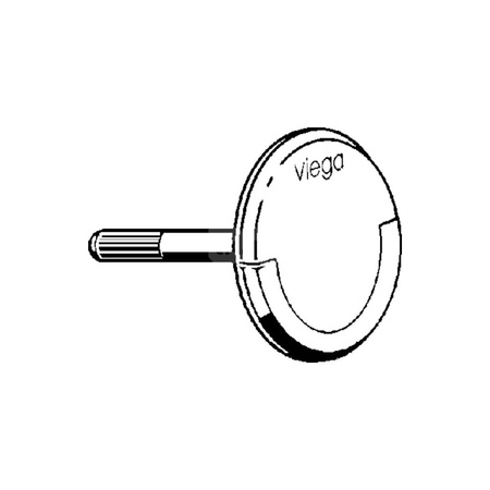 Pokrętło Visign MT4/RT4 przeznaczenie: Multiplex Trio, Rotaplex Trio, nr wzoru 6161.159 wykonanie: chromowane