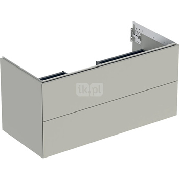 Szafka pod umywalkę GEBERIT ONE, 2 szuflady, kolor greige szer.103.6mm