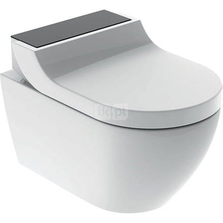Urządzenie WC z funkcją higieny intymnej Geberit AquaClean Tuma Comfort, wisząca miska WC, szkło czarne