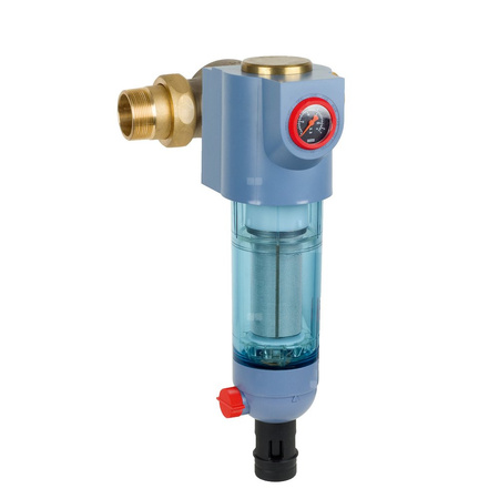 Filtr z płukaniem wstecznym ze złączkami gwintowanymi, 11/2", siatka 100 mikronów