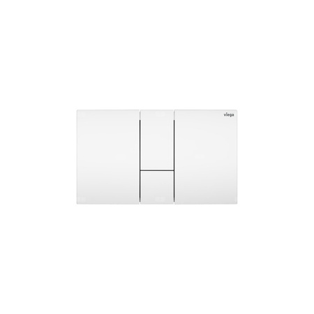 Przycisk do WC ekspozycyjny Prevista Visign for Style 24 nr wzoru 8614.19 płytka maskująca: tworzywo szt. biały alpejski klawisz: tworzywo szt. biały alpejski