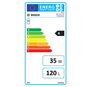 Zbiornik buforowy stojący BOSCH TERMOTECHNIKA BH 120·51A pojemność 120 l 3 bar bez wężownicy, izolacja: pianka poliuretanowa, kolor: srebrna blacha lakierowana