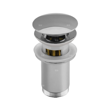 Zestaw odpływowy do umywalki PERFEXIM SPPMWK00OW chrom (połysk) 2 3/4'', przycisk duży okrągły wypukły