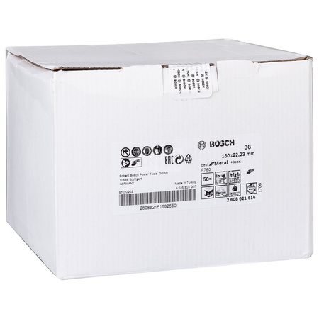 FIBRE-SANDING DISC BFM+I,180MM,G36