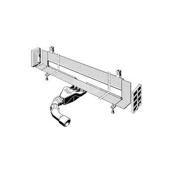 Odpływ prysznicowy prostokątny VIEGA 4968.10, 1200 x 113 x 85 mm, dł: 1200 mm, z syfonem