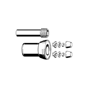 Zestaw montażowy VIEGA 801027 do podwieszanej miski WC tworzywo sztuczne