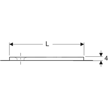 Brodzik kwadratowy Geberit Olona 100x100 cm, biały